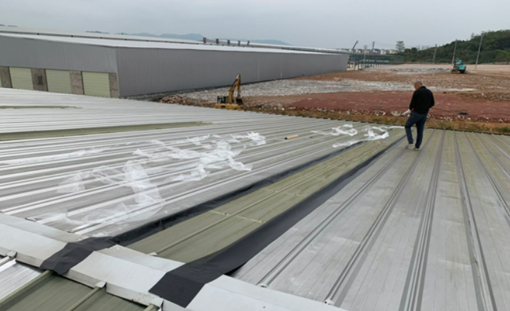 兴化厂房屋面防水维修案例